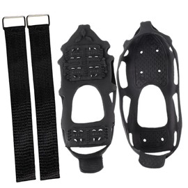 FOMIYES Practical Shoes Grippers Anti-Slip Ice Cleats for Boots Set Snowfield Crampon Spikes Lightweight Portable