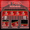 3PCS Movie Night Tablecloth Plastic Table Covers Movie Theater Table
