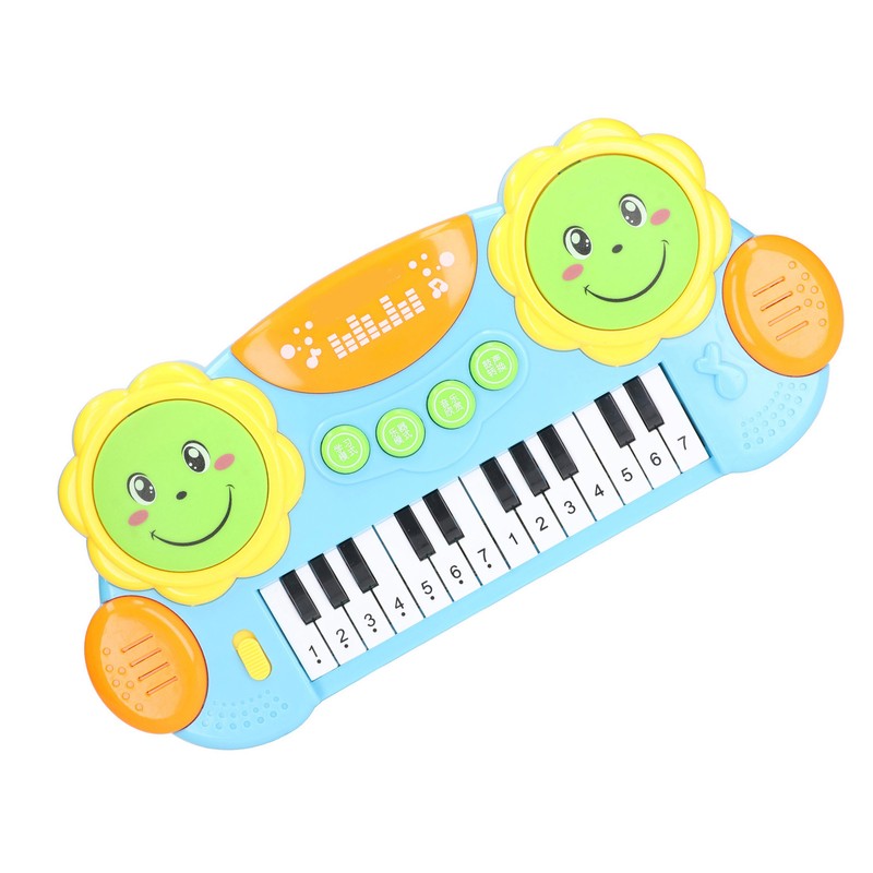 Piano Toy Electronic Keyboard Sound Light Effects Instrument for Above