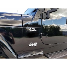 Unbranded 4.0L Decal for TJ Jeep Fender