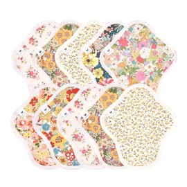 Panty Liner NO 3 Organic Cotton Set of 10 v19 ye Yellow Bright Positive Happiness Yellow