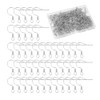 UNICRAFTALE 300Pcs Fish Hook Earring Hooks Findings 316 Surgical Stainless