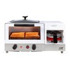 SPT BM-1120WB: 3-in-1 Breakfast Maker in Stainless Steel & White