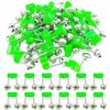 30 pcs Plastic Fish Rod Bell,Fishing Bells Clips,Fish Bite Alarms