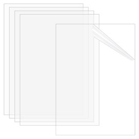 AHANDMAKER 11Pcs Polycarbonate Sheets, 11.7x8.3x0.02 Inch Clear Plastic Sheet, Thin Craft Plastic Board, Flexible Plastic Sheets for DIY Crafts Poster Picture Frames Document Invitations Displays