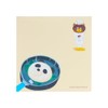 Sunstar Stationery S2843617 Panda Spoons and Frying Pans, Memo, Square,