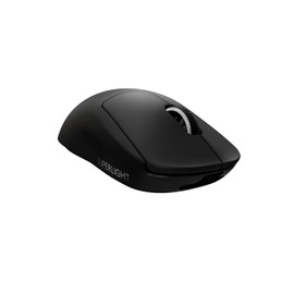 Logicool G PRO X SUPERLIGHT Wireless Gaming Mouse G-PPD-003WL-BK, Lightweight, Less Than 2.2 oz (63 g), LIGHTSPEED, HERO 25K Sensor, POWERPLAY, Wireless, Charging Compatible, Gaming Mouse, Black, PC