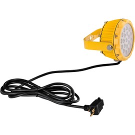 Global Industrial 20W LED Dock Light Head Only, 1800 Lumens, 5000K, On/Off Switch, 9' Cord w/Plug
