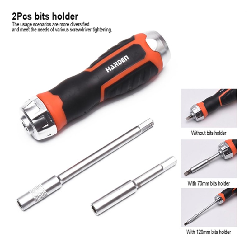Edward Tools 38 Piece Ratchet Screwdriver Set - Easy Ratchet
