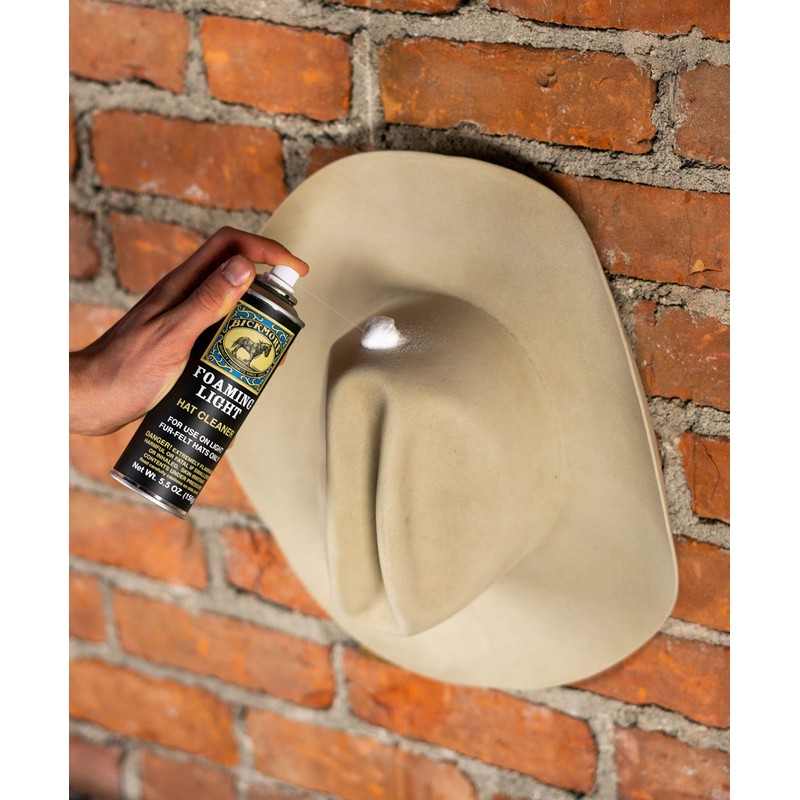 Bickmore Foaming Light Hat Cleaner Kit - Remove Dirt, Dust,