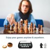 Digital Chess Clock, Professional Electronic Chess Timer with Alarm, Multifunction