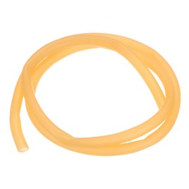 M METERXITY Natural Latex Rubber Tubing, 1/4" [6mm] ID x 11/32" [9mm] OD 3ft Length Latex Hose Tube for Home/Laboratory/Sporting, Highly Elastic Band Tubes [Yellow]