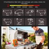 Meat Temperature Probe Smart Wireless LCD Display 4 Probes Grill