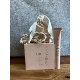 Vegamour Set of 3/Scalp Massager, 15m Scalp Detoxifying Serum & 3 scrunchies