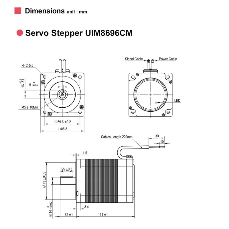 NEMA 34 Integrated Servo Stepper Motor with Built-in Encoder,Closed-Loop Servo