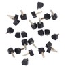 120Pcs High Heel Tip Caps TPU Polyurethane Iron Shoes Repairing