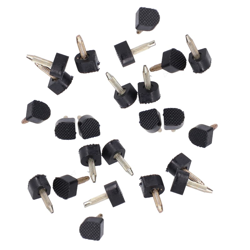 120Pcs High Heel Tip Caps TPU Polyurethane Iron Shoes Repairing