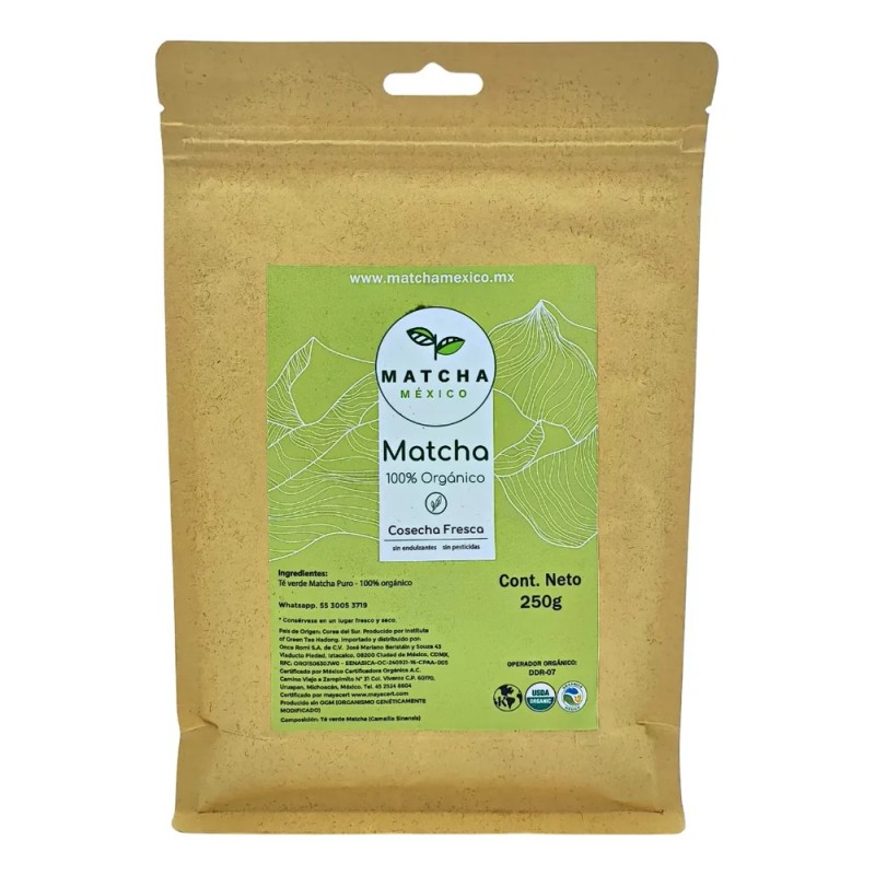 Té Matcha México verde en polvo Matcha 250 g