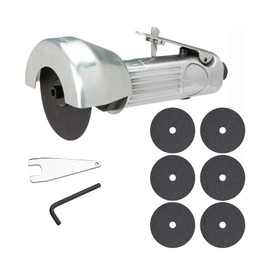 Dapetz ® Air Cut-Off Tool 3 Inch 75mm Pneumatic Grinder Cutter Straight Grinding Saw with 6 Cutting Discs for Contour Grinding,Polishing, Milling