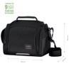TOTTO 9L Graphite Cool Bag for Food, 25.5 x 20.5