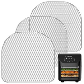 GWY Air Fryer Dehydrator Racks 3 Pack, Air Fryer Oven Accessories, Air Flow Racks Dehydrate Fruits and Meats Compatible with 6.3 QT Chefman Power XL 10 QT Caynel Instant Vortex Plus Air Fryer Oven