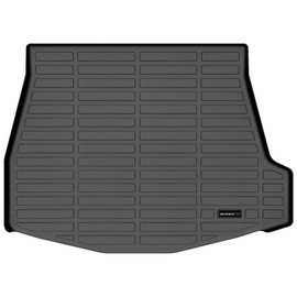 Auxko All Weather Cargo Mat Fit for Subaru Solterra 2023 TPE Rubber Cargo Liner Solterra Accessories All Season Guard Odorless Anti-Slip Cargo Tray Black