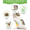 TINDTOP Catnip Chew Toys for Cats, 4 Pack Natural Silvervine