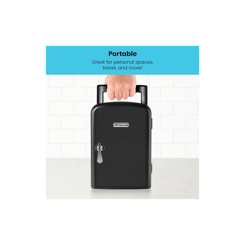 Chefman Mini-Refrigerador Portátil | Libre de Freon | Plumones de