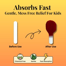 Mama’s Club Nosebleed Stoppers – Soft Nose Plugs for Kids, Chemical-Free Clotting Agent Alternative – Gentle Absorbent Design for Children’s Sensitive Noses, Fast Relief for Everyday Nosebleeds