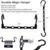 24 Pack Closet Organizers and Storage, Stronger Space Saving Hangers