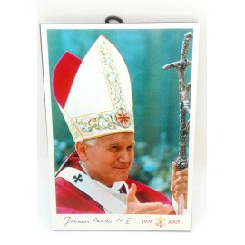 WHOLESALE LOT OF 10 Pope John Paul II Commemorative Wood Wall Plaques from Italy