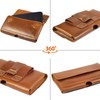 Leather Village Phone Holster Belt Clip Style for Men –