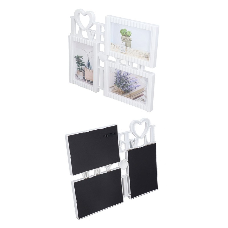 Modern Picture Frame 3 Hole Photo Frame Tabletop Decorative Photo