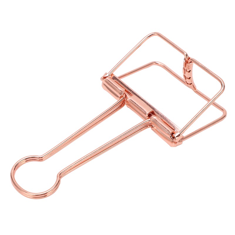 30Pcs Wire Binder Clips 2in Wide Hollow Out Strong Metal