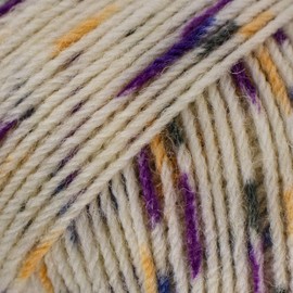 Superwash Sock Wool for Knitting, 4 Ply Sock Yarn from 75% Pure Wool - 25% Polymide, 50g Sock Hand Knitting Yarn
