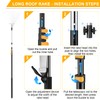 FIXM Telescoping Roof and Yard Rake 7-31 FT, Dual Use