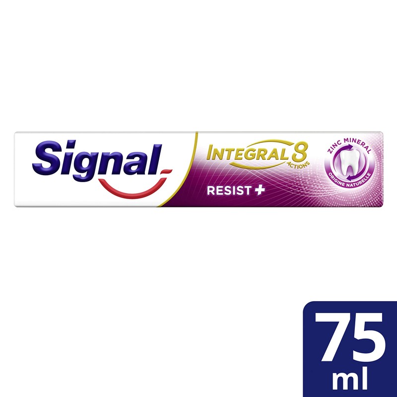 Signal Integral 8 Resist Plus Toothpaste Protection for Caries, Gums