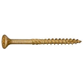 Unbranded 9 x 2-1/4" Star Drive Tan XL1500 SaberDrive® Exterior Deck Screws - 20 pcs.