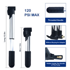 NDakter Bike Repair Kit for Flat Tire Repair, Bicycle Tool Kit Set with Pump Portable for Mountain Road Bike Emergency, Bike Bag with 16-in-1 Multitool & Lever Patch, Accessories for MTB, BMX Cycling