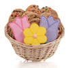 Tulips & Daisy Cookie Gift Basket- 24 Pc.