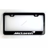 none McLaren Black License Plate Frame - Custom Made of