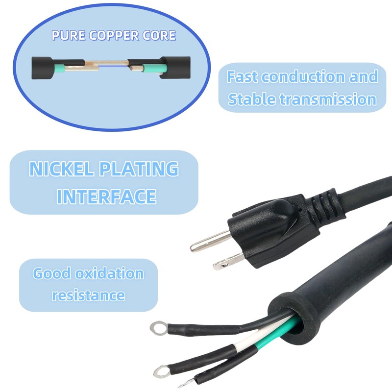 KOIUETUA 95104L Circular Saw Power Cord fits for SPT77WML SPT77WM