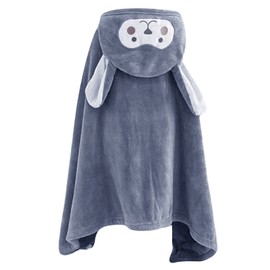 Ultra Soft Hooded Baby Towel Cartoon Kids Bath Towel with Cute Hood for Babies Toddlers Infants 70*140cm/ 28*55in