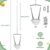 Slevoo Baby Jumper, with Ceiling Hook, Quick-Entry and Space-Saving Portable