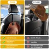 LANVRION Cowboy Hat Holder for Truck, Magnetic Hat Clip Leather