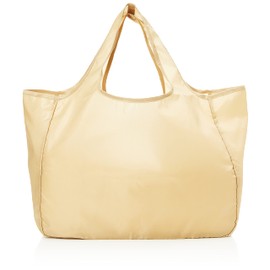 Basic Standard Eco Bag, Foldable, Compact, Storage, For Convenience Stores, Stylish, Beige, M