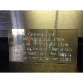 Unbranded 2" x 4" Name Plate Art-Trophies-G