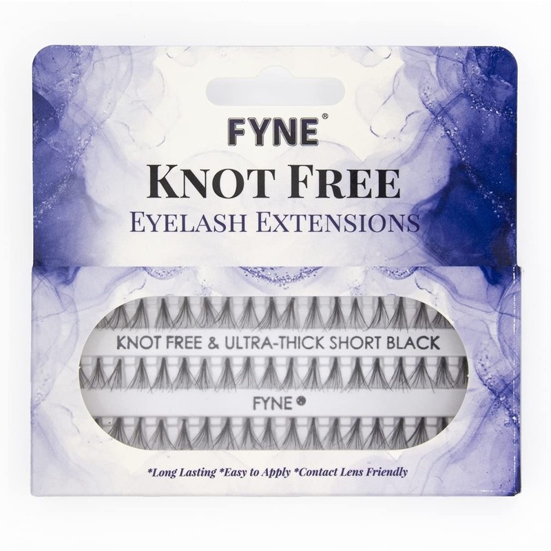 FYNE - KNOT FREE Individual Eyelashes - 240 Pcs, 8mm