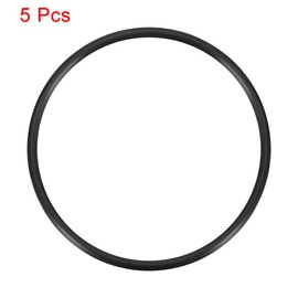 sourcing map Nitrile Rubber O-Rings 110mm OD 105.2mm ID 2.4mm Width, Metric Sealing Gasket, Pack of 5