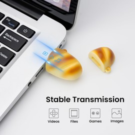 leizhan USB Flash Drive 16GB High Speed USB Pen Drive Cute Bread Design Memory Stick Suitable Gifts for Children Students